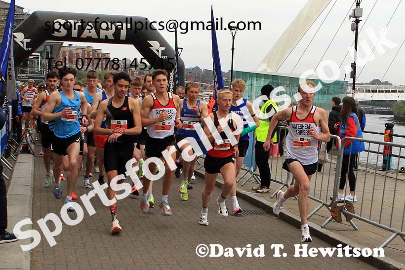 The 2025 Quayside 5k, Newcastle-Gateshead, Wednesday, April 23rd. Photo: David T. Hewitson/Sports for All Pics